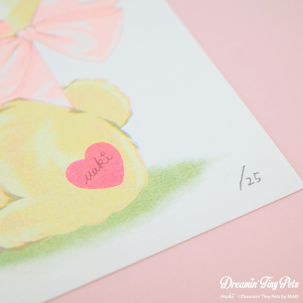 リソグラフポスター / Ouija Bunny