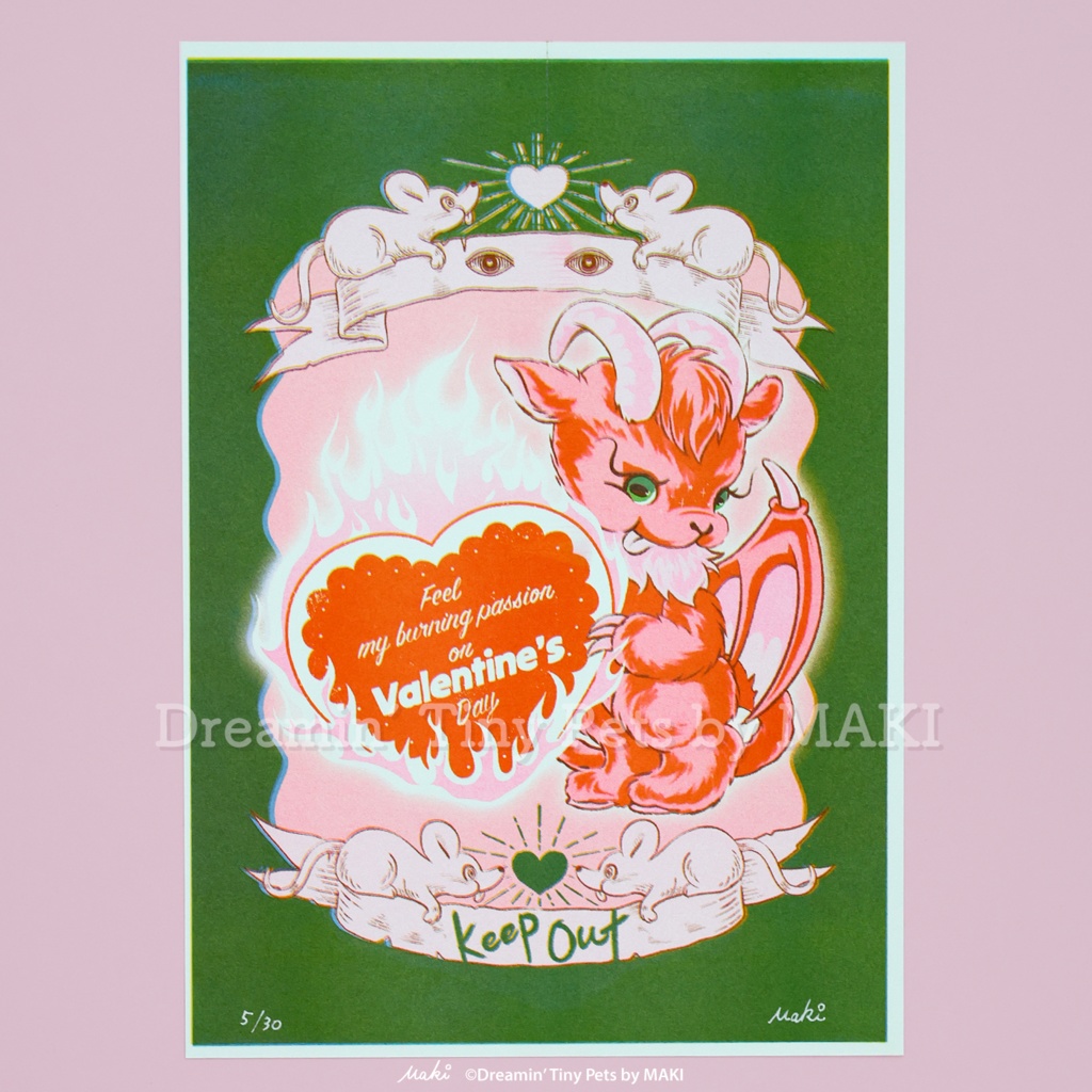 [A4] リソグラフ / Burning Heart Devil