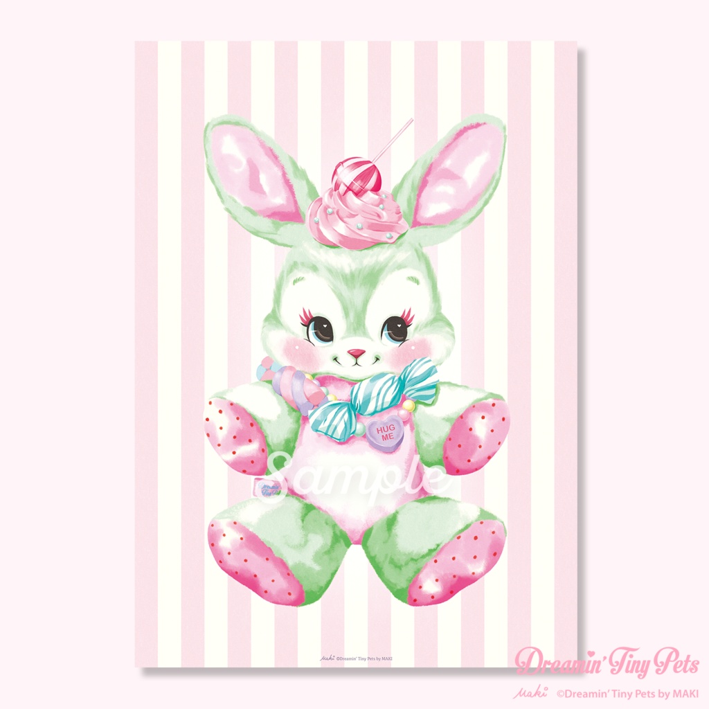 A4ポスター / Poppin' Candy Bunny