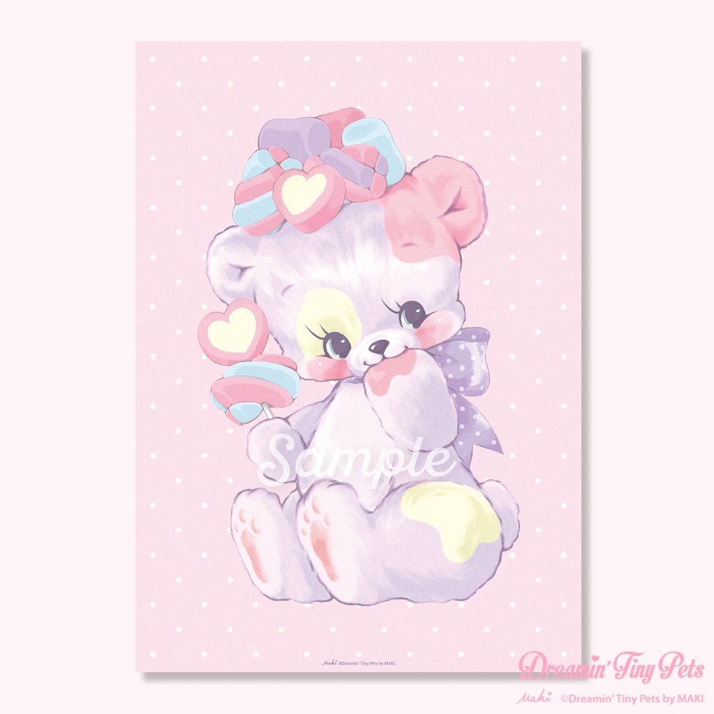 A4ポスター / Marshmallow Bear