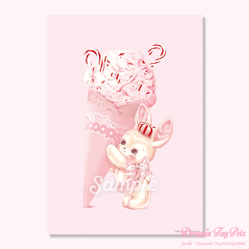 A4ポスター / Little Bunny SCOOPS