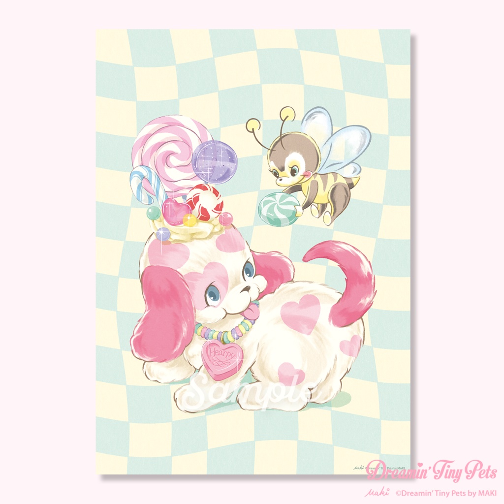 A4ポスター / Hearpy Puppy