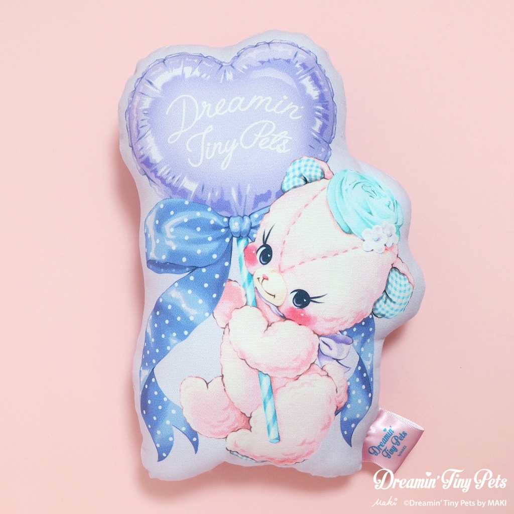クッション / Lavender Balloon Bear