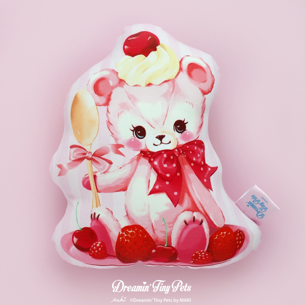 クッション / Berry Pink Bear