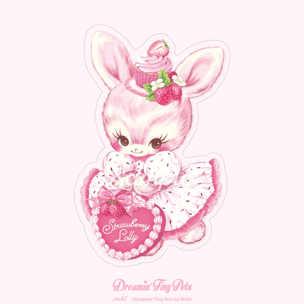 ステッカー / Strawberry Lolly