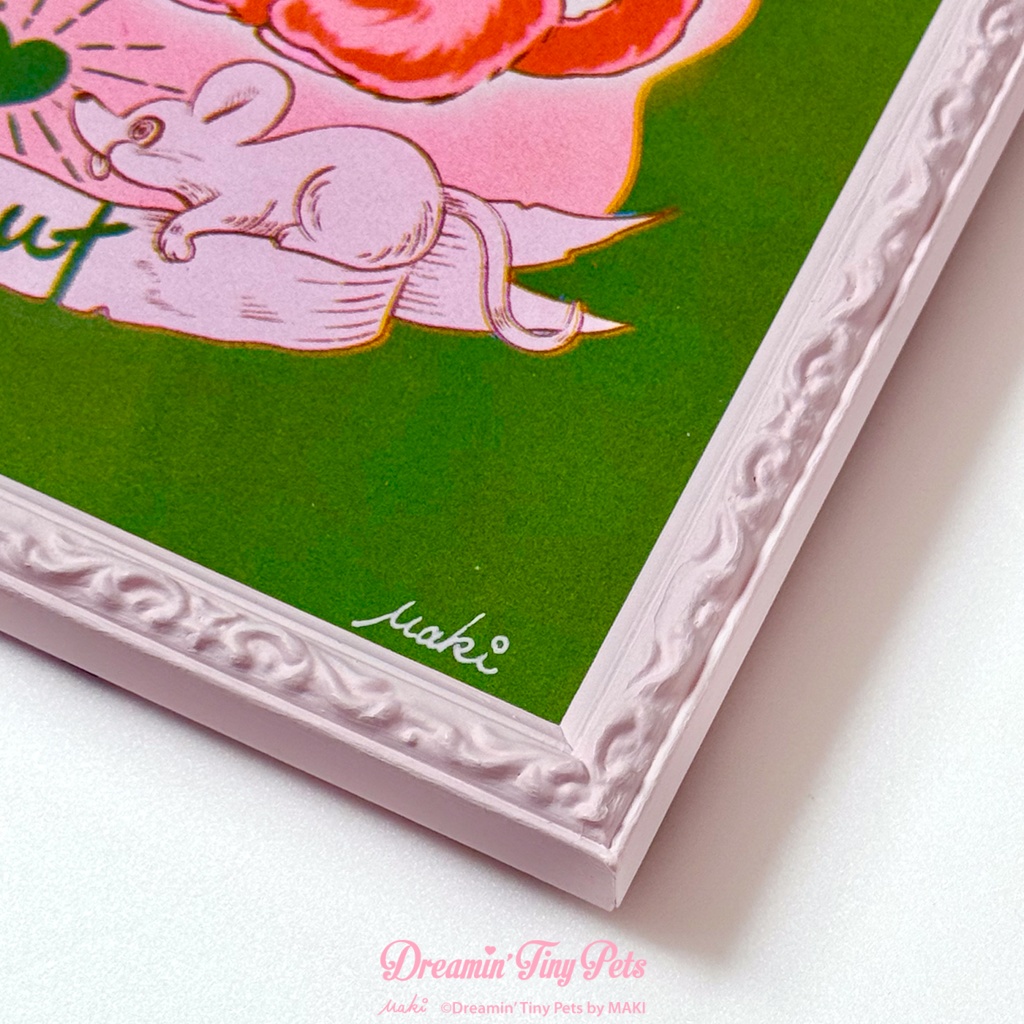 額装 A4リソグラフ/ Burning Heart Devil