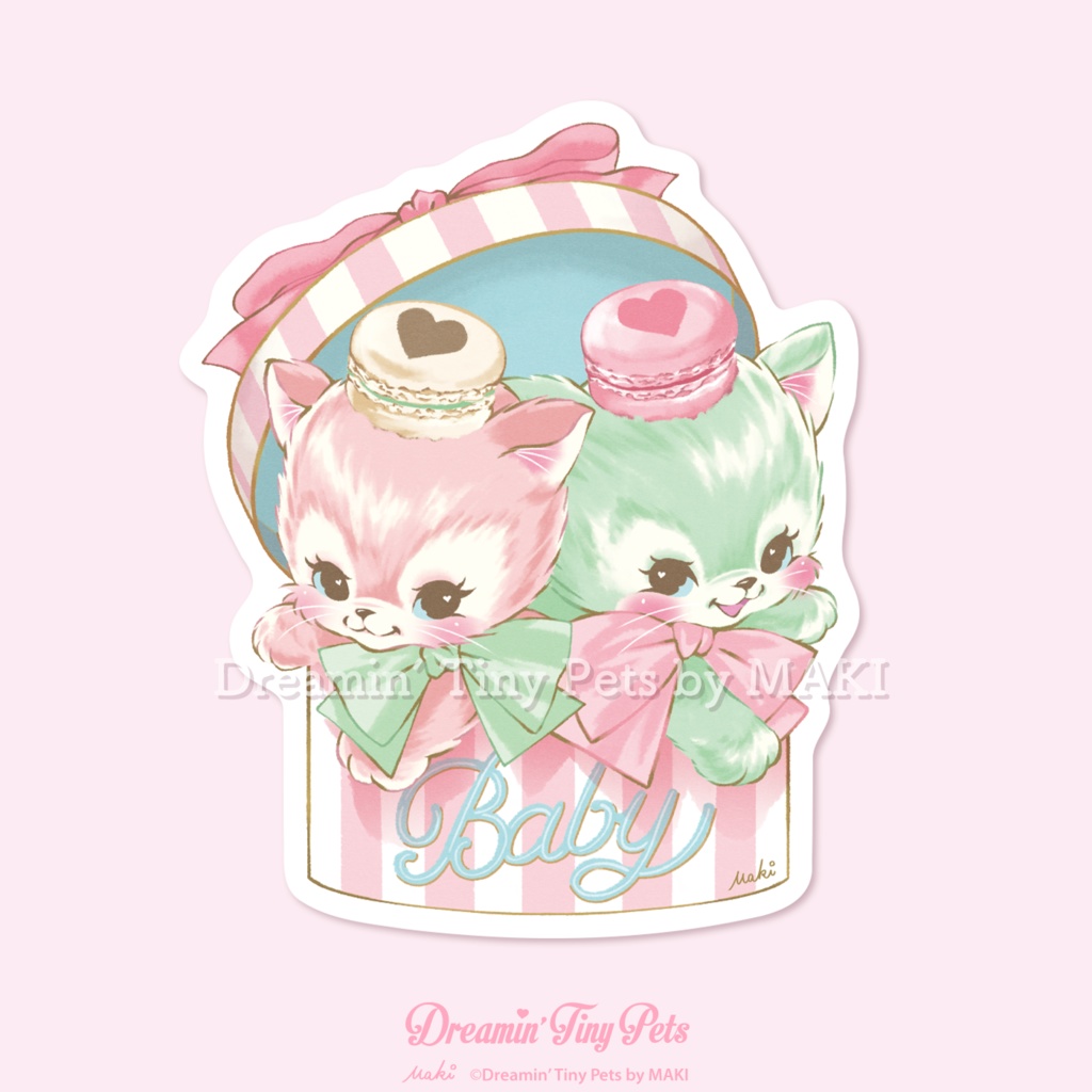 ステッカー / Dear Baby Kitties