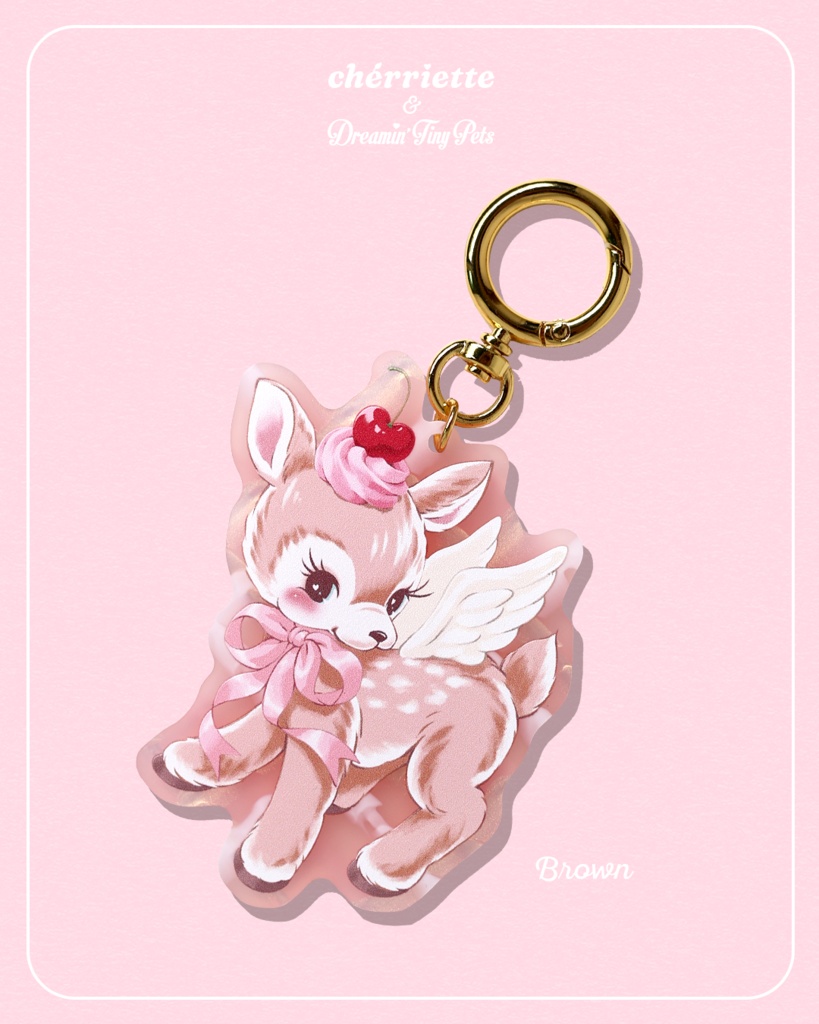 アクリルキーチェーン / Dreamin' Vintage Fawn