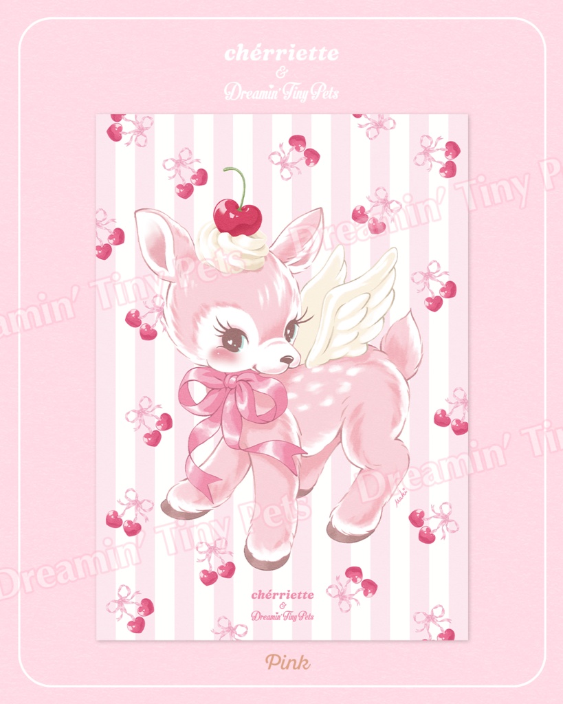 A4ポスター/ Dreamin' Vintage Fawn