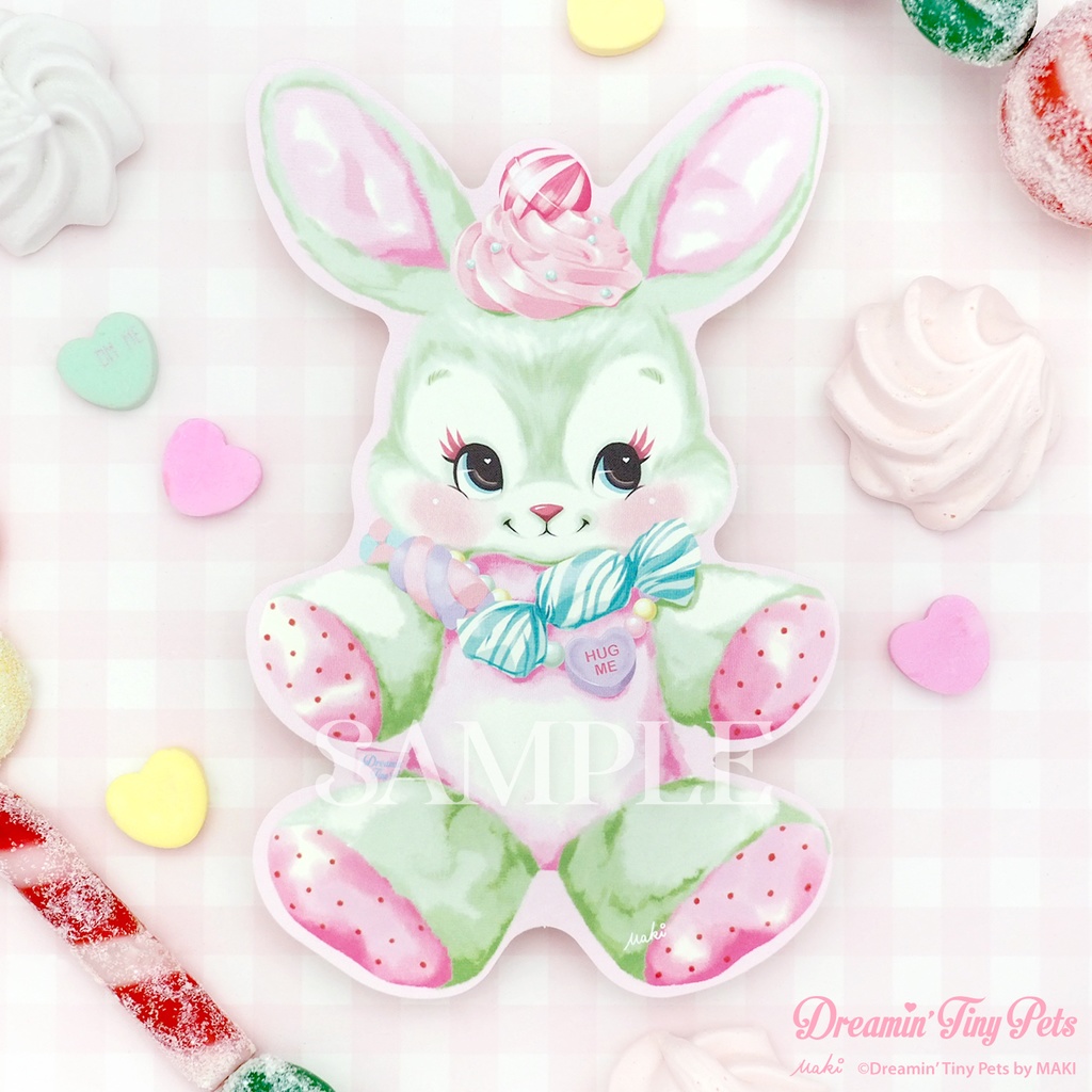メッセージカード / Poppin' Candy Bunny