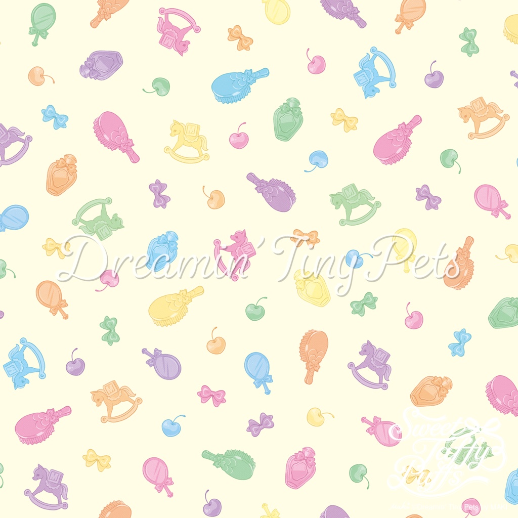 A4デザインペーパー / Sweet Taffy Puffs