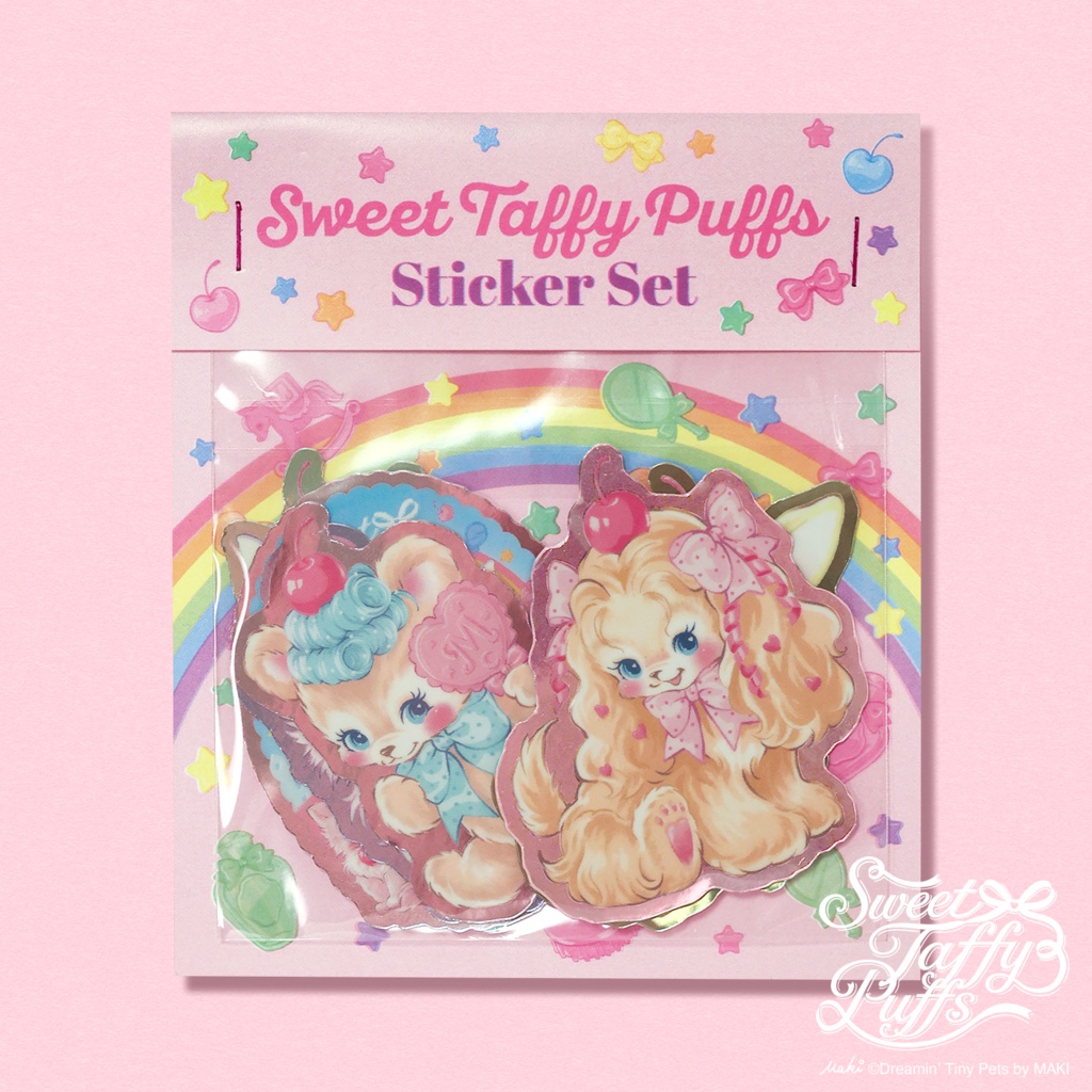ステッカーセット / Sweet Taffy Puffs