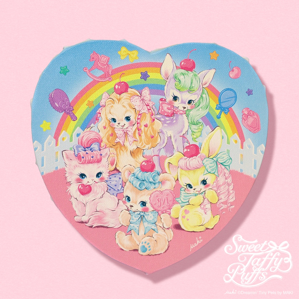 ハートパネル / Sweet Taffy Puffs