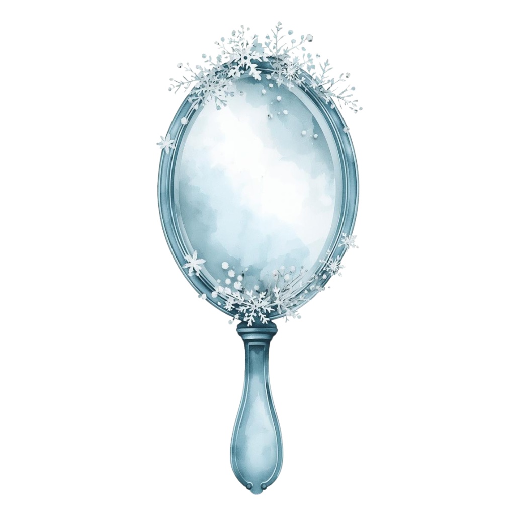 アンティーク冬素材*水彩雪モチーフ15点(背景透過PNG)