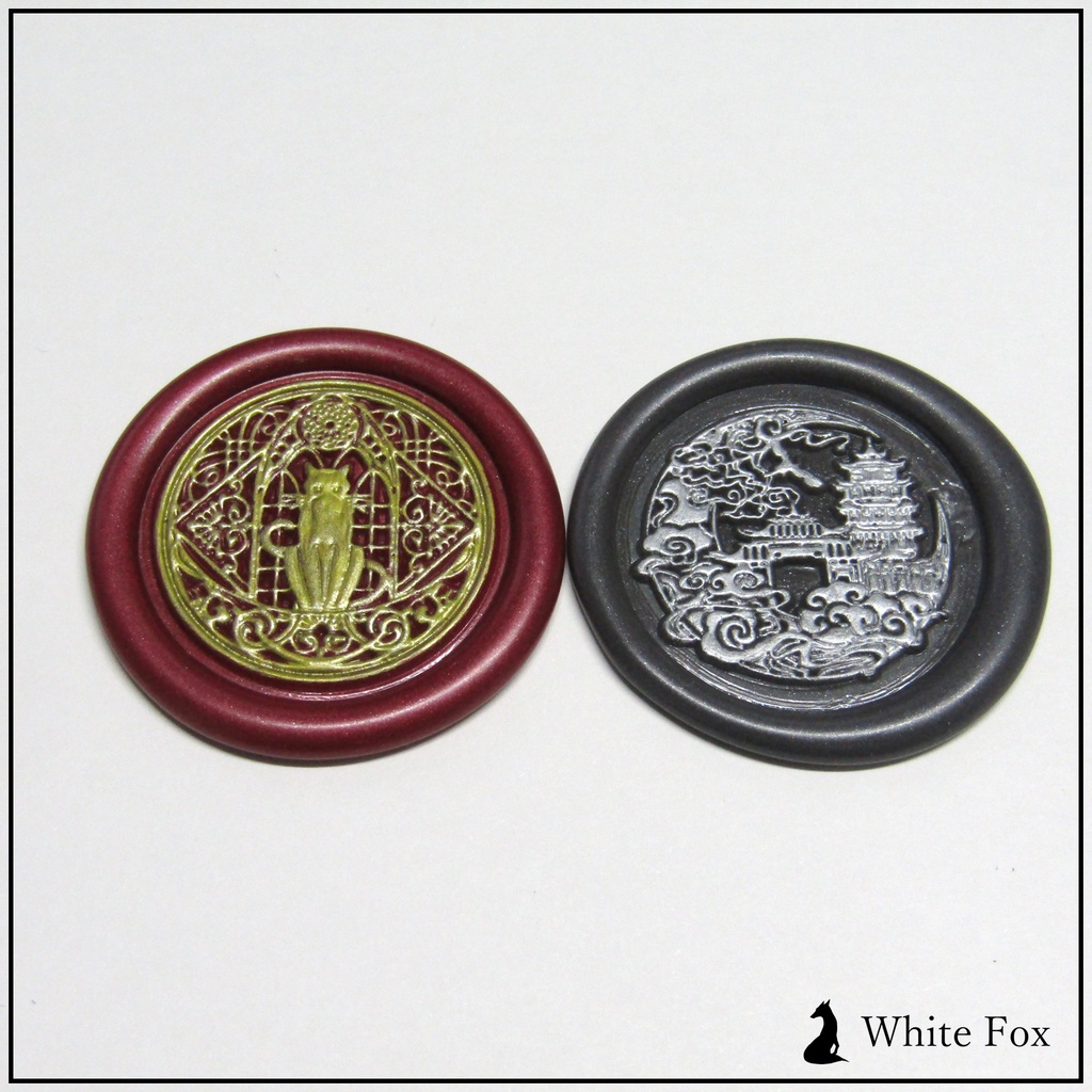 シーリングスタンプ2種（マグネット or シール）