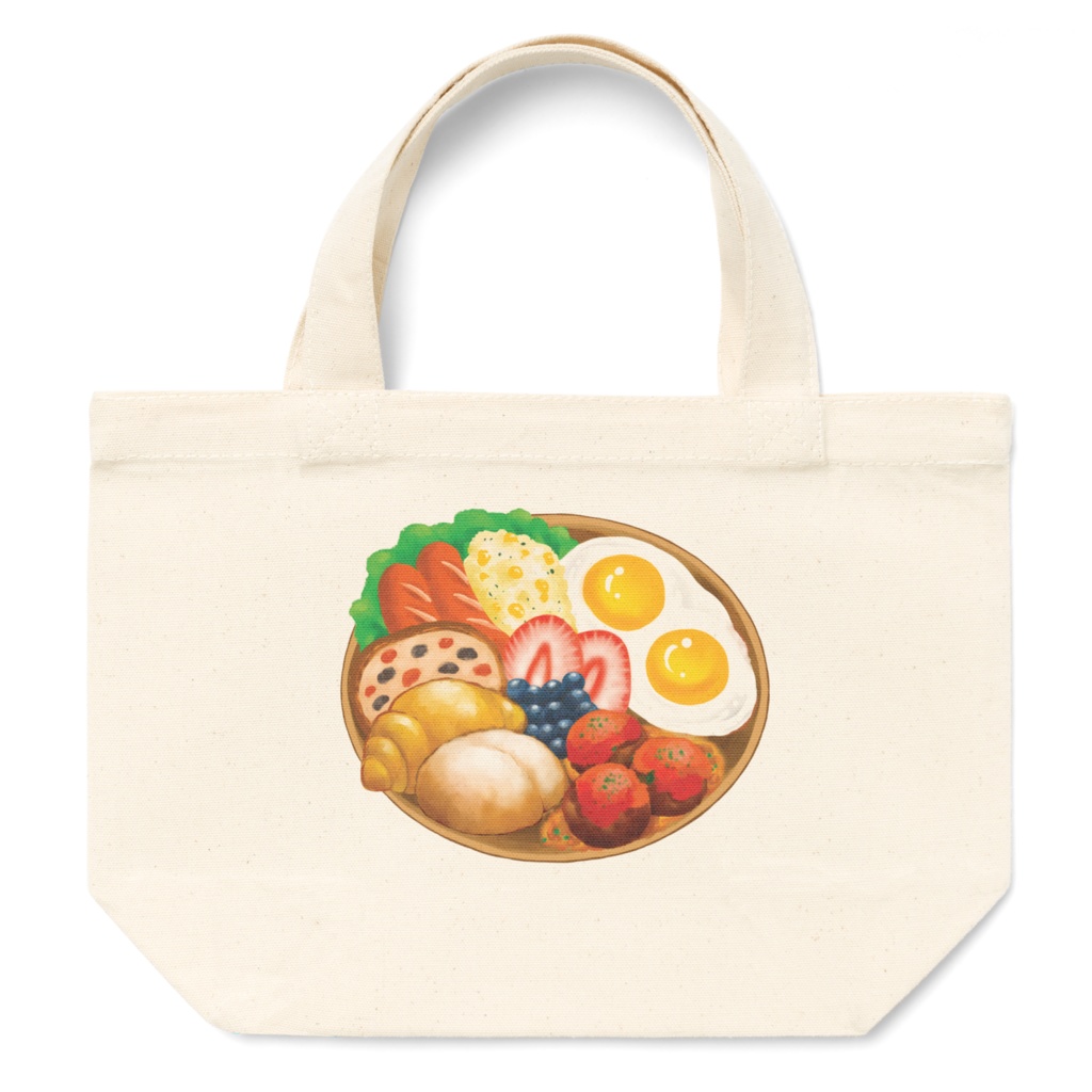 ワンプレートランチのトートバック - S ・ M・ L -