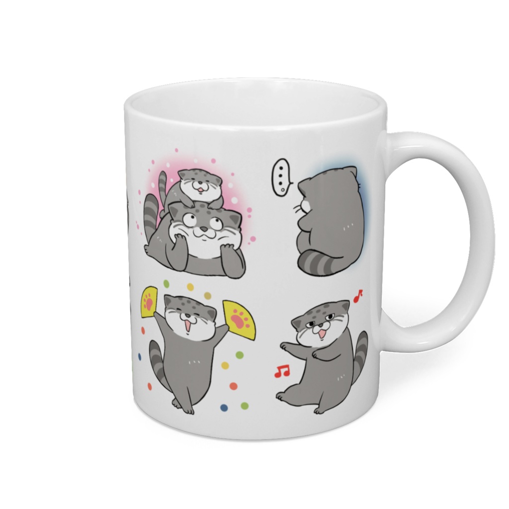 マヌルネコのマグカップ