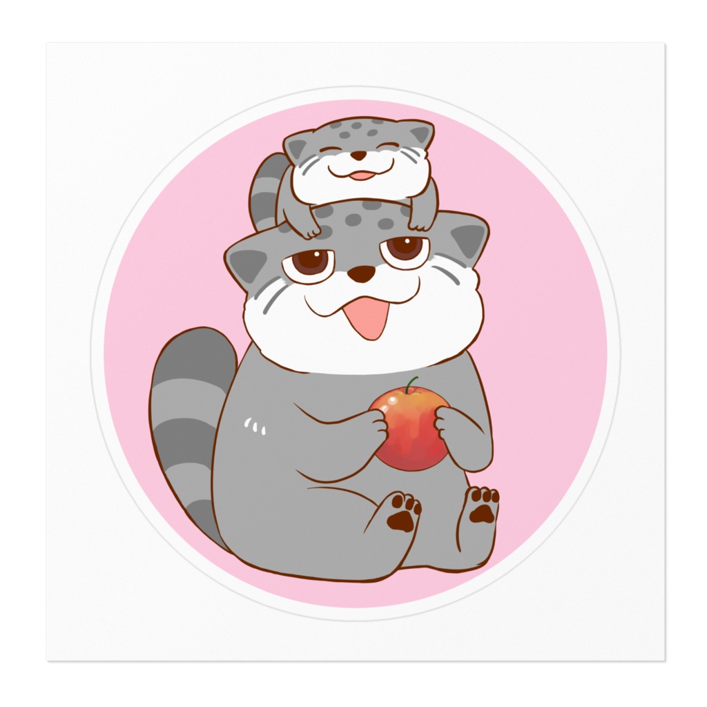 マヌルネコのステッカー