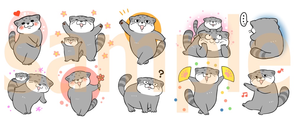 マヌルネコのエコバック