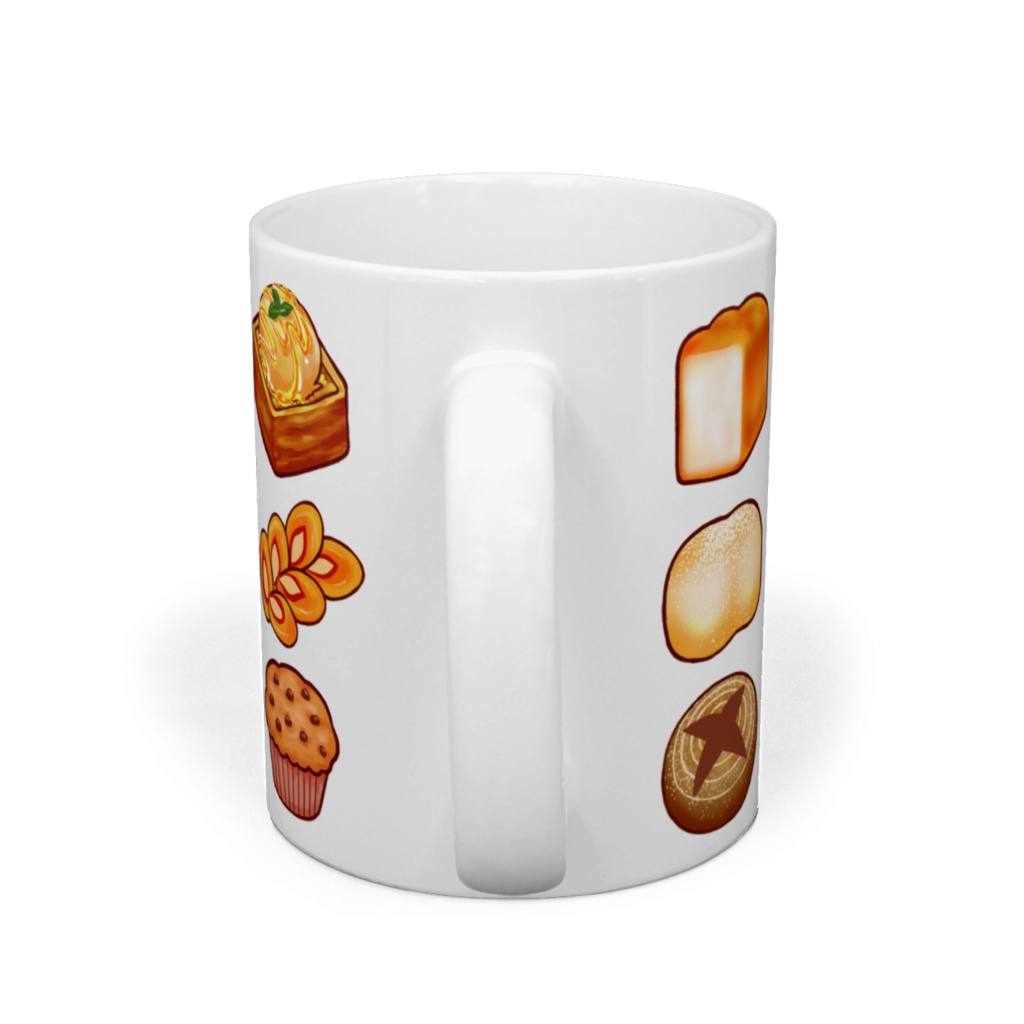 パンのマグカップ