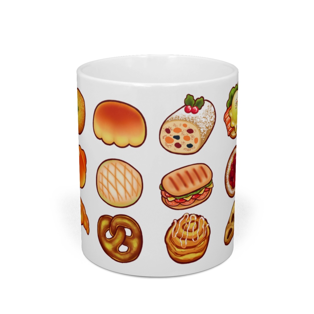 パンのマグカップ