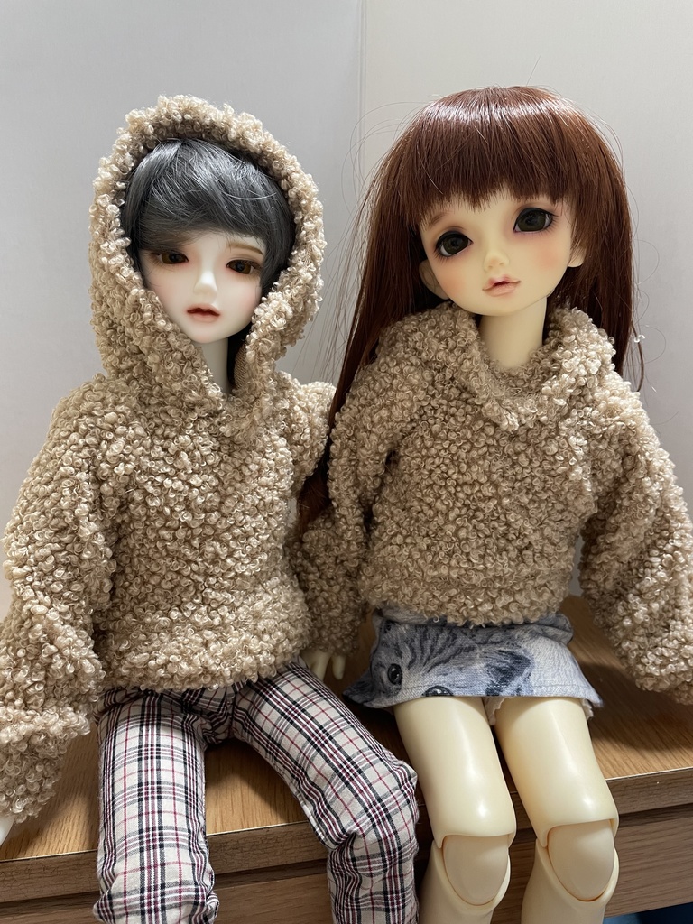 もこもこパーカー