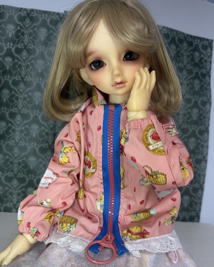 ピンク 平成女児ブルゾン