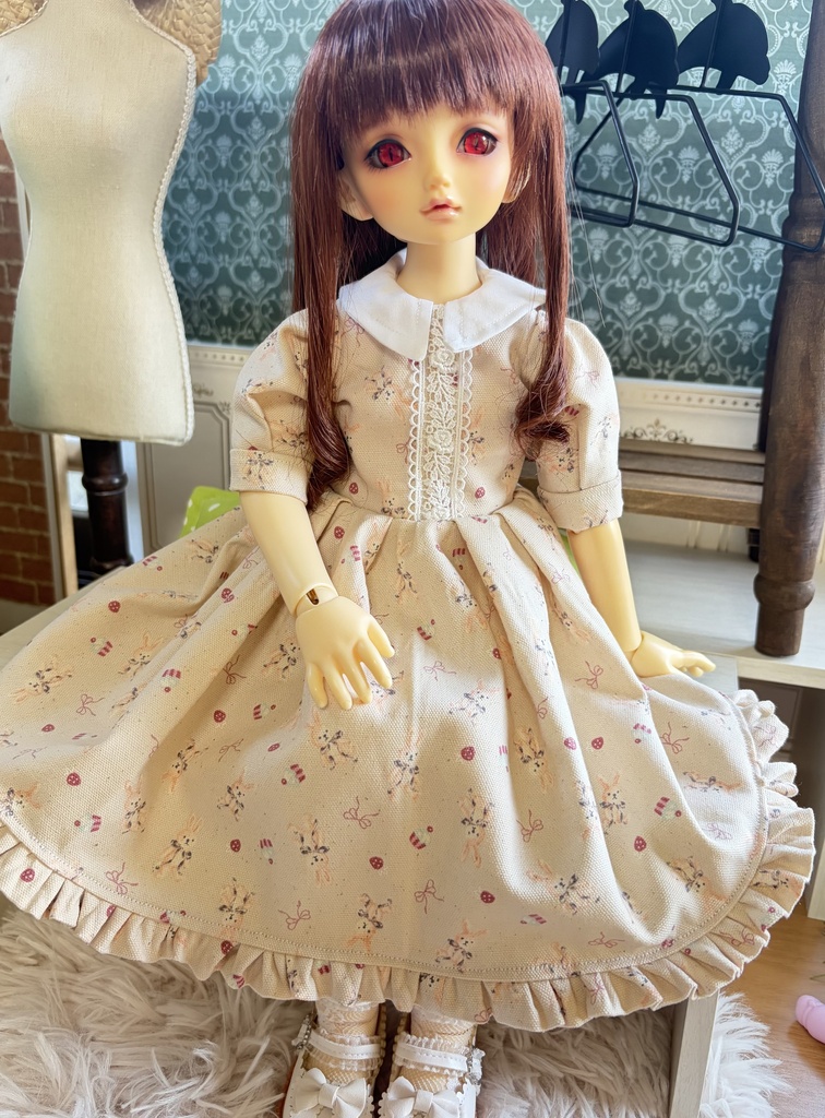 半袖うさぎちゃんワンピース