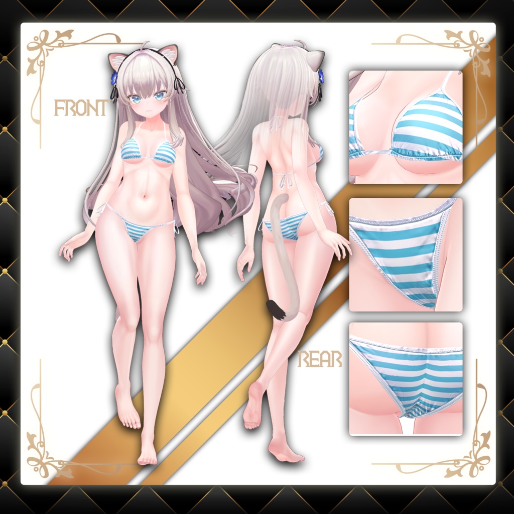 オリジナル3Dモデル【バニラ -Vanilla-】 #Vanilla_3D