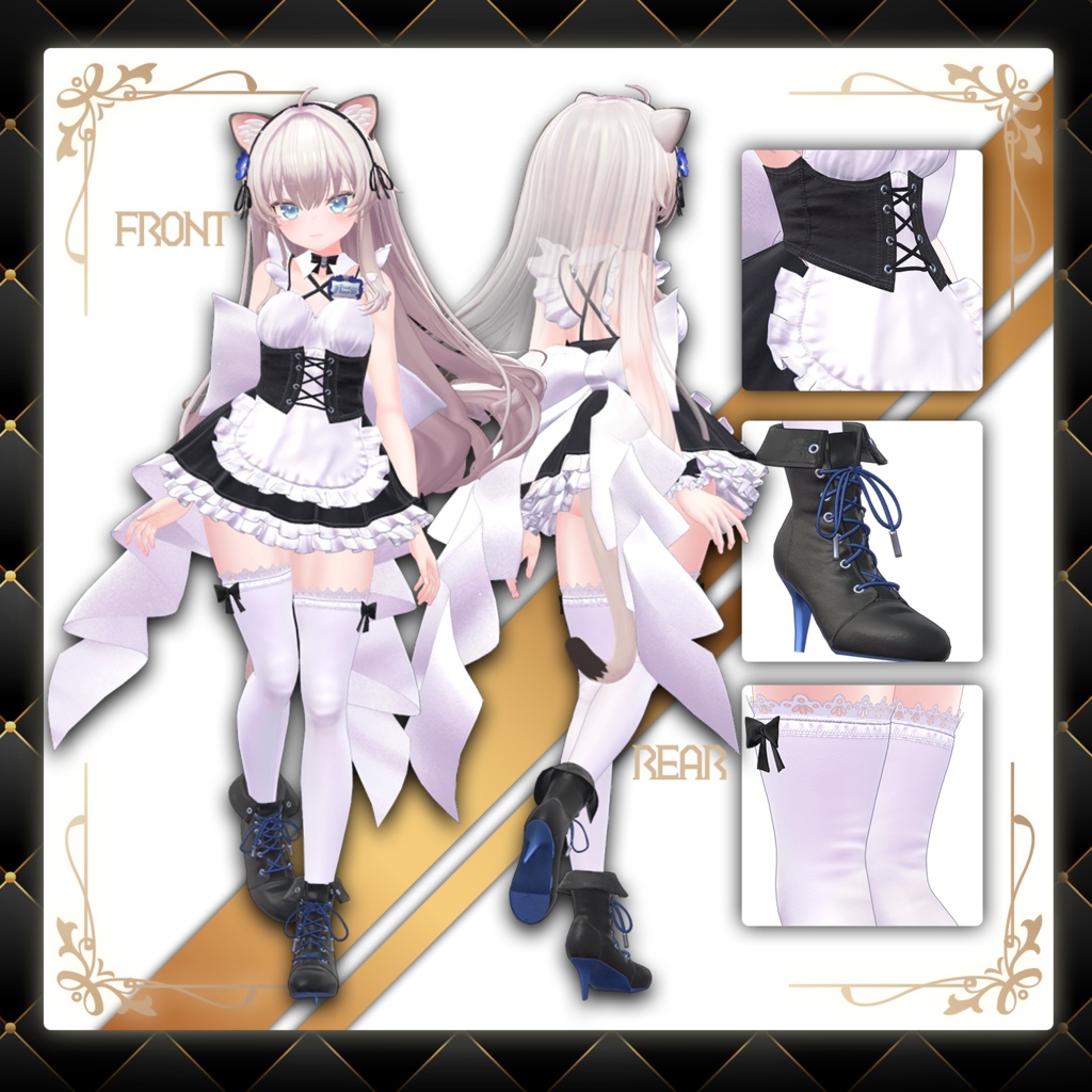 オリジナル3Dモデル【バニラ -Vanilla-】 #Vanilla_3D