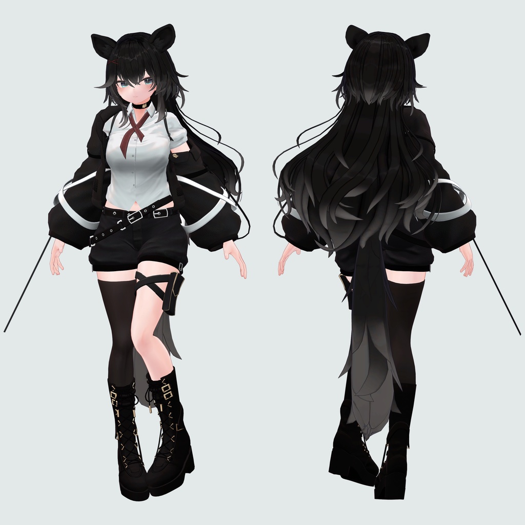 1周年記念半額! オリジナル3Dモデル「イトネ -itone-」#itone_3D