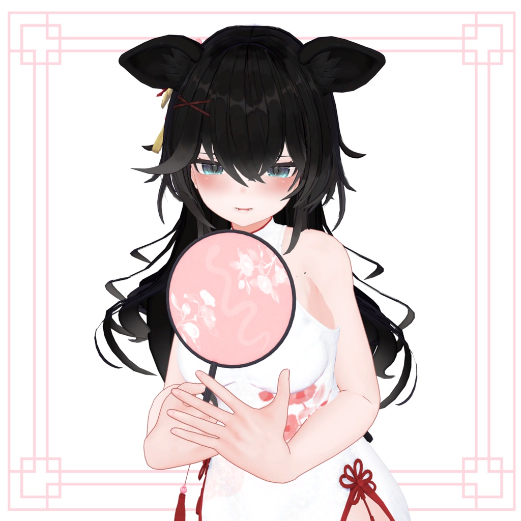 蛇と華のチャイナドレス #AVAKIN共通素体