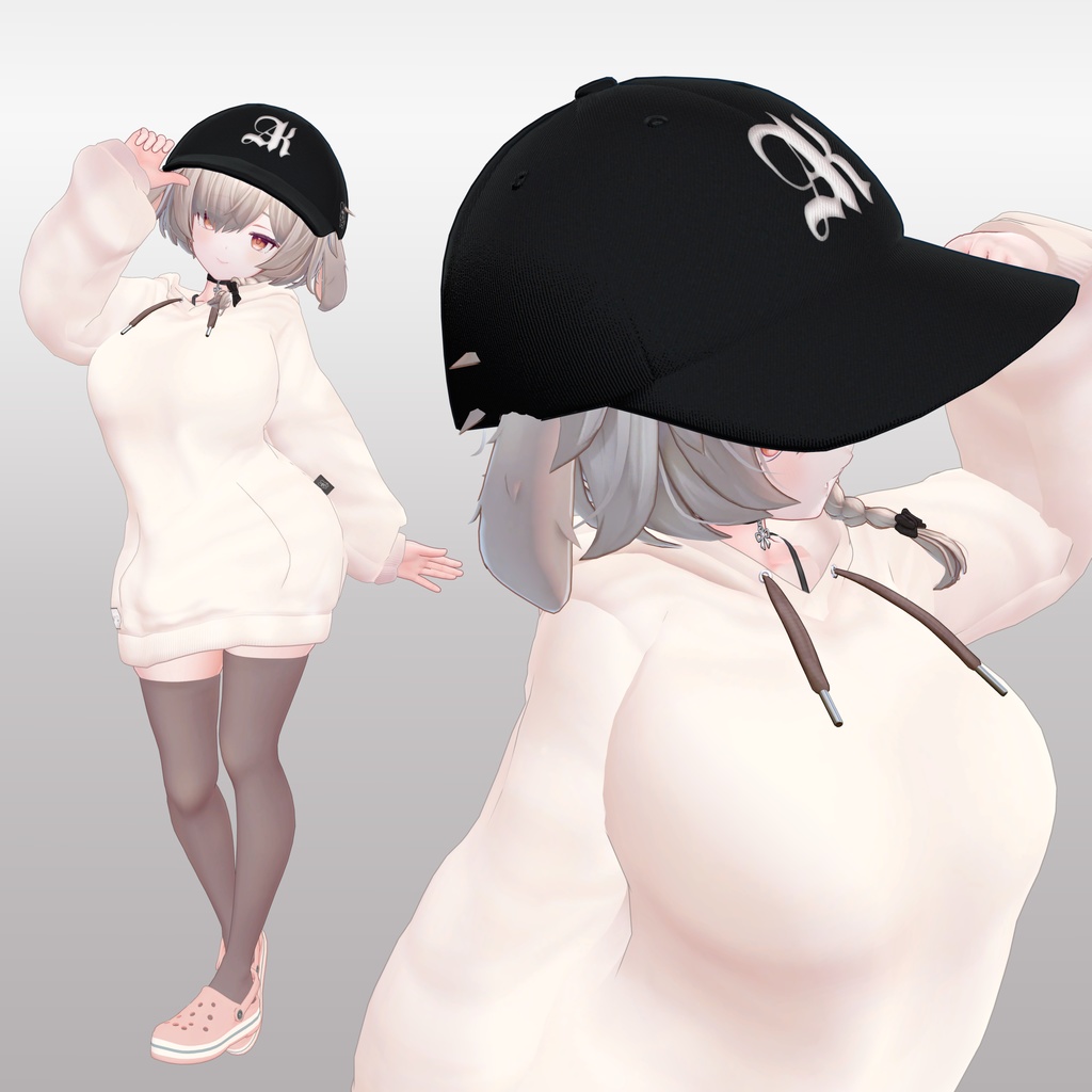 もちふぃった~リリース記念2000円引き! オリジナル3Dモデル 「弐番 -NIBAN-」 #NIBAN_3D