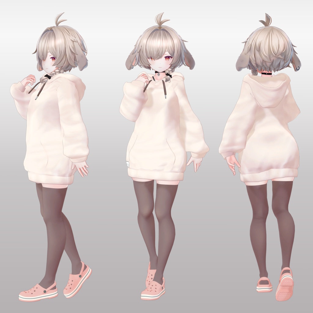 もちふぃった~リリース記念2000円引き! オリジナル3Dモデル 「弐番 -NIBAN-」 #NIBAN_3D