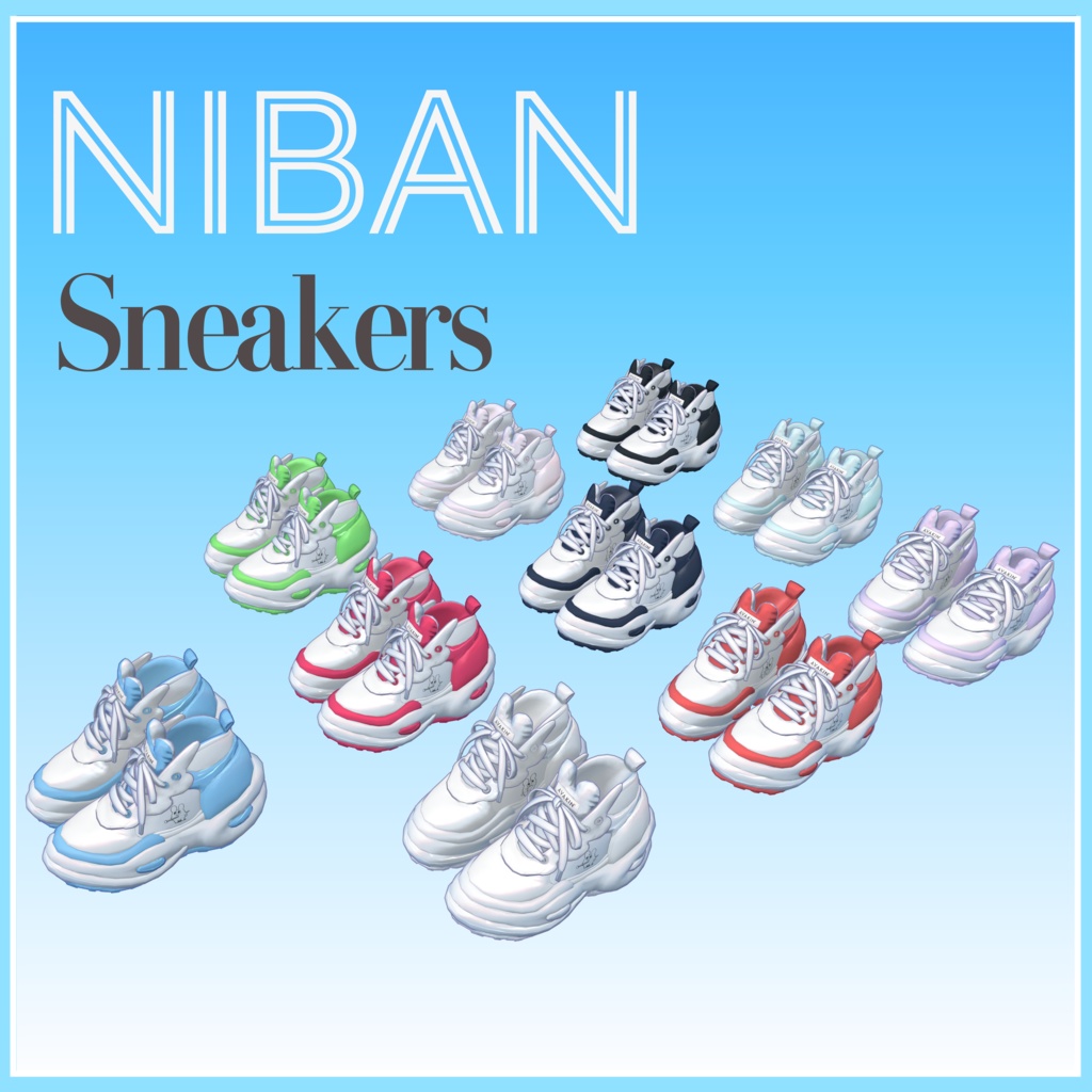 NIBAN_Sneakers #NIBAN_3D