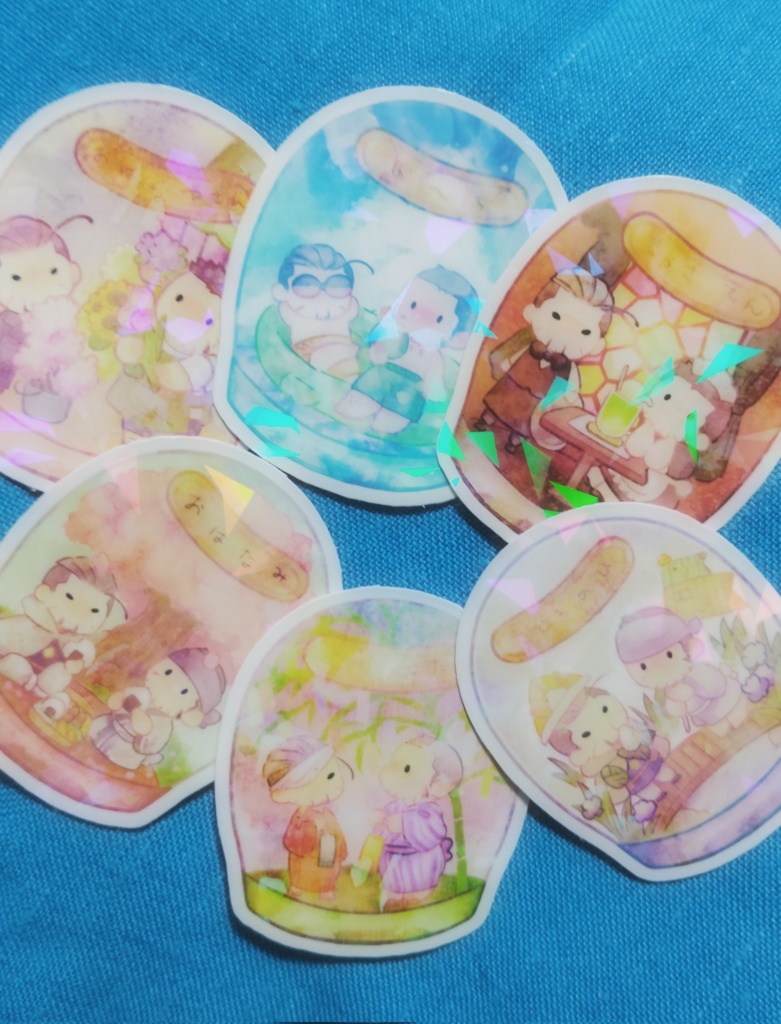 ちょみおたにステッカー