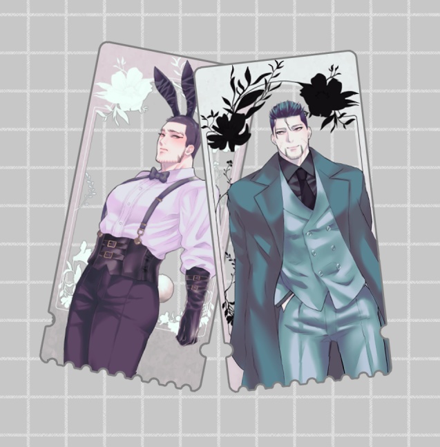 尾谷チケット風クリアカード