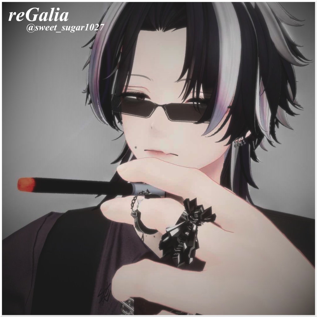 【期間限定無料配布】 - Thanatos 5set Ring - 【VRC想定】