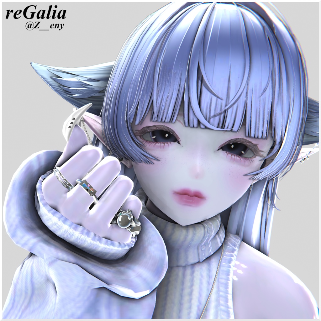 【期間限定無料配布】 - Thanatos 5set Ring - 【VRC想定】