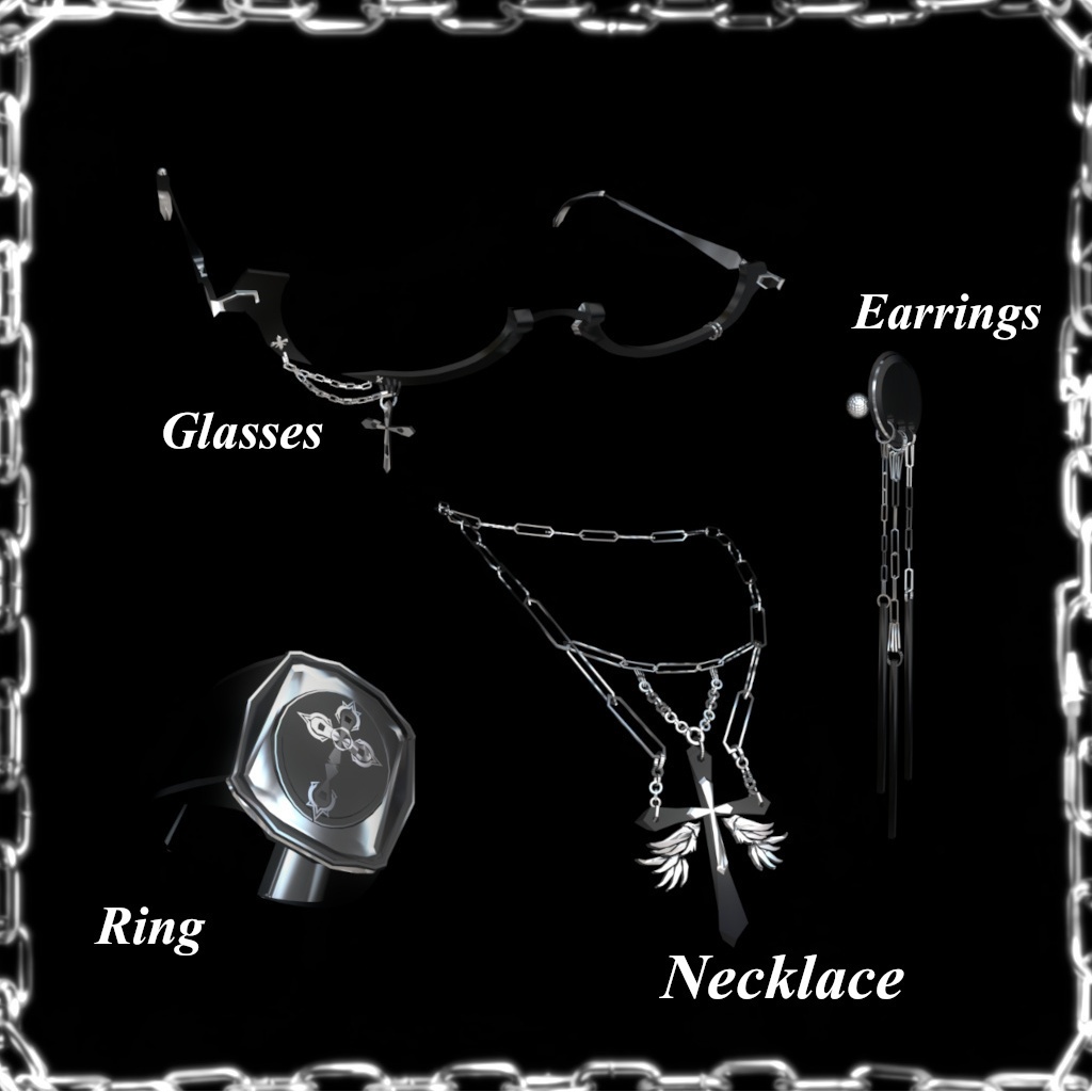 【reGalia/アクセサリー4点セット】 - HEVEN.S - 【VRC想定】