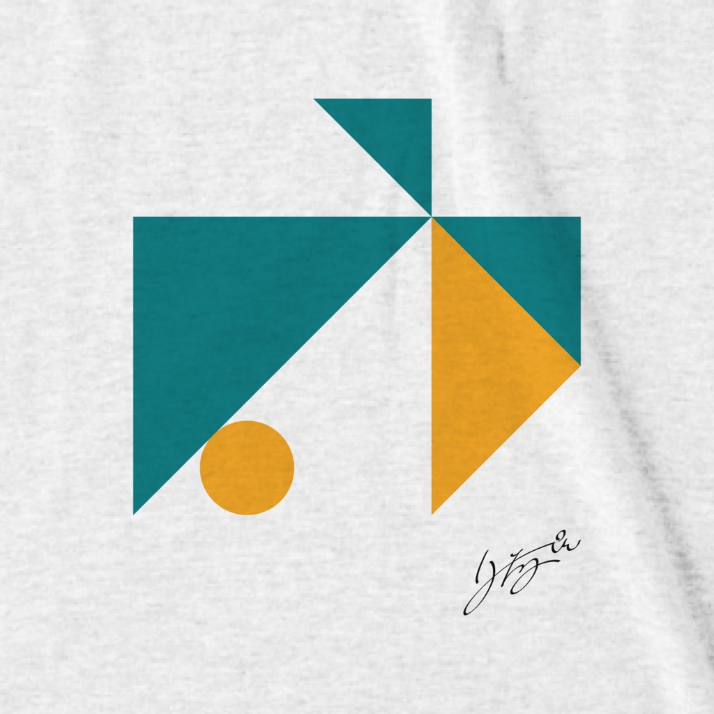 幾何学ぺんTシャツ