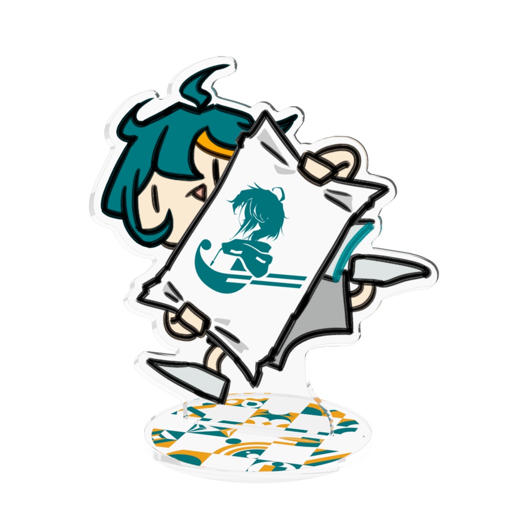 3周年記念！ロゴ送っちゃいますね〜アクリルスタンド100mm