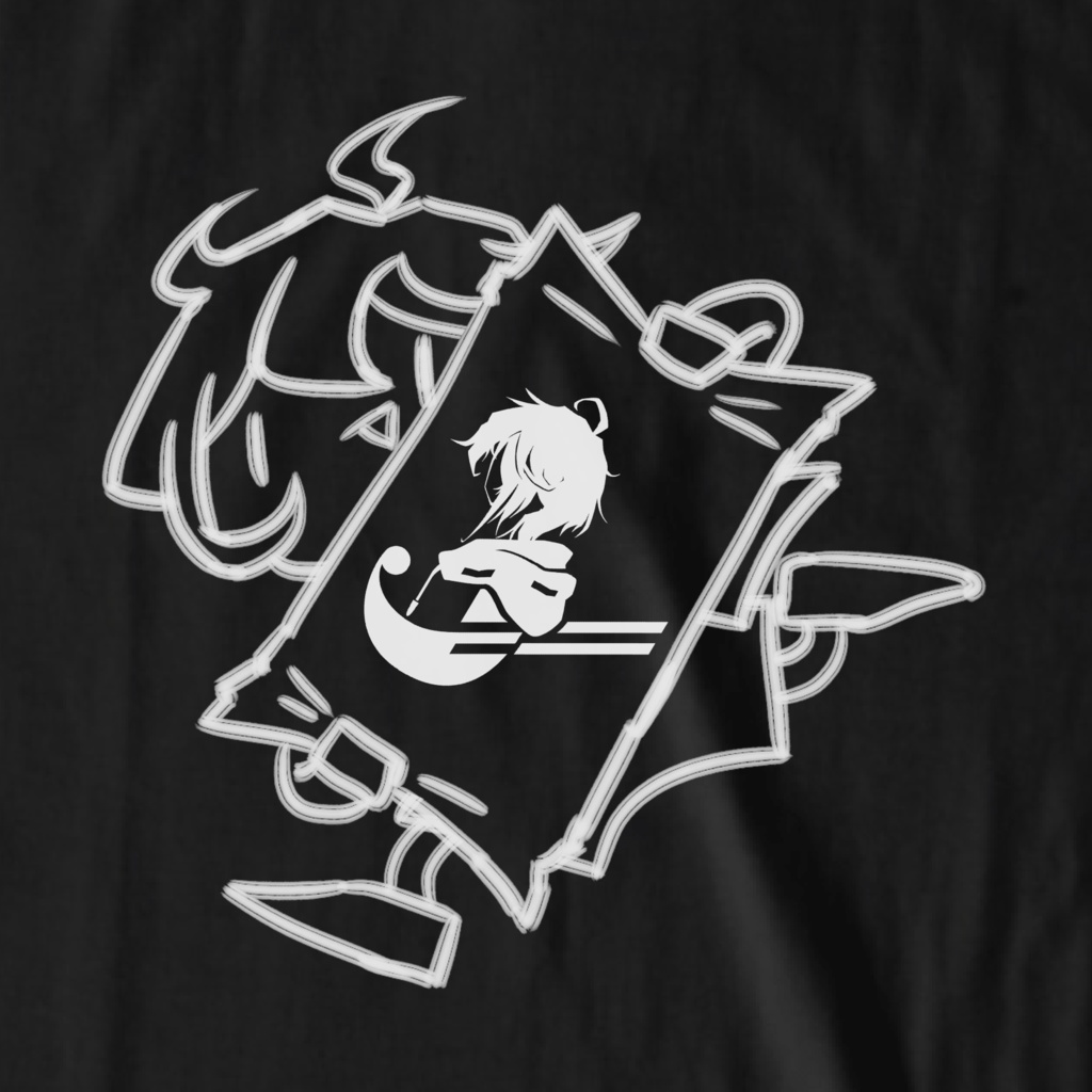 3周年記念!ロゴ送っちゃいますね〜ビッグシルエットTシャツ