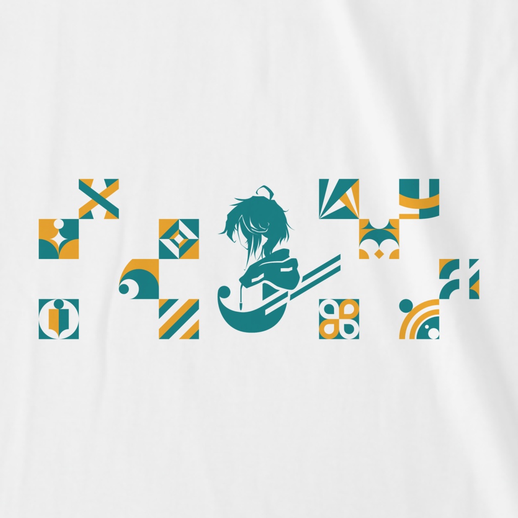 3周年記念!スクエアパターンビッグシルエットTシャツ