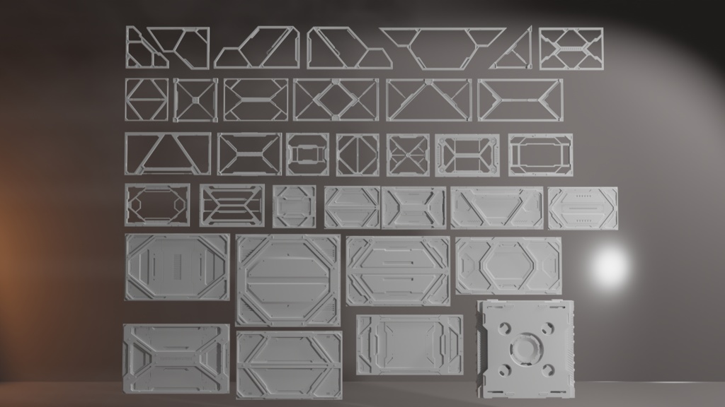 Scifi Panel 35枚セット