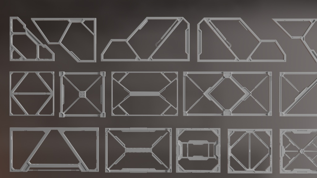 Scifi Panel 35枚セット