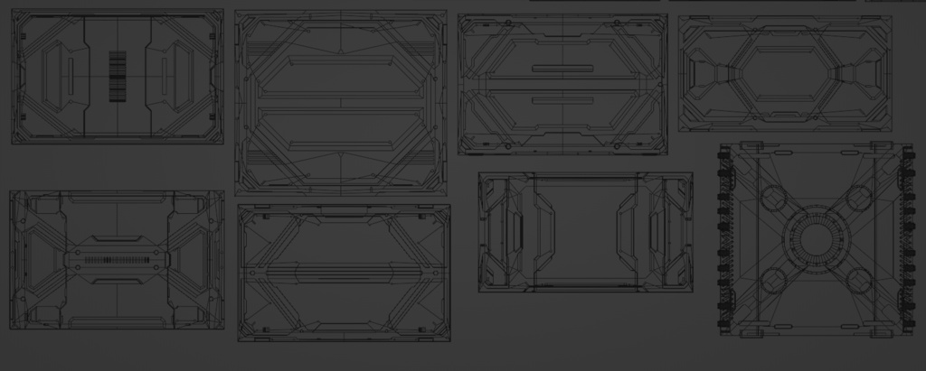 Scifi Panel 35枚セット