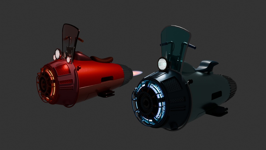 Sci_Bike -Type B1(blue)- -Type B2(Red)-