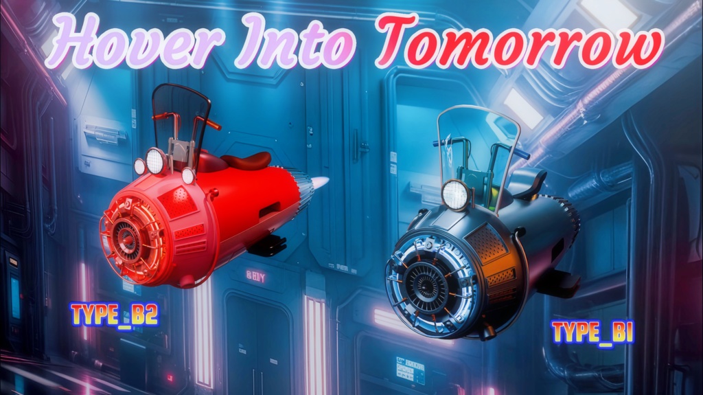Sci_Bike -Type B1(blue)- -Type B2(Red)-