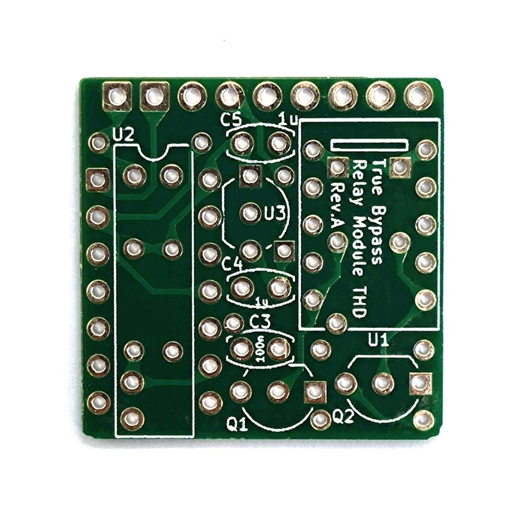 True Bypass Relay Module THD 自作用基板